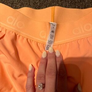 ALO Yoga Vibrant Orange skirt